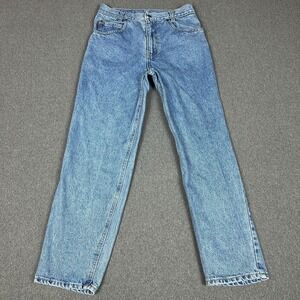 Vintage 90s Bugle Boy Jeans Youth Size 14R W27 Light Wash Blue Denim Straight